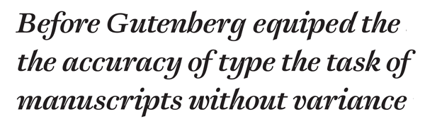 Analogue drawings for the Bacchus typeface by Frank E. Blokland