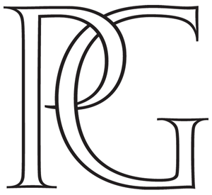 PG_logo_small Van Krimpen’s logo for the Plantin Society redesigned by Frank E. Blokland